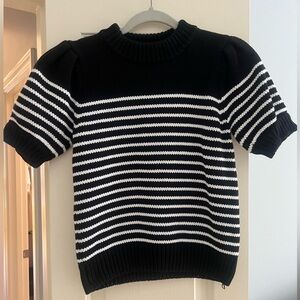 English Factory Puff Sleeve Sweater